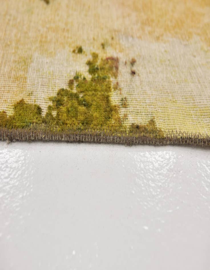 Detail image of 9' 5 x 12' Hand Knotted Ultra Vintage Persian Wool Rug