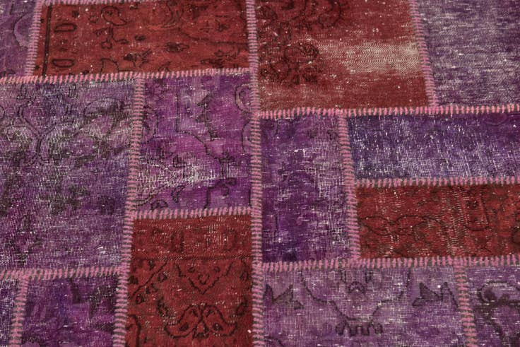 Detail image of 5' x 7' Hand Knotted Ultra Vintage Persian Wool Rug