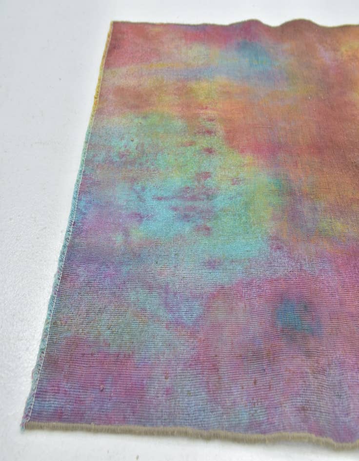 Detail image of 2' 10 x 5' 2 Hand Knotted Ultra Vintage Persian Wool Rug