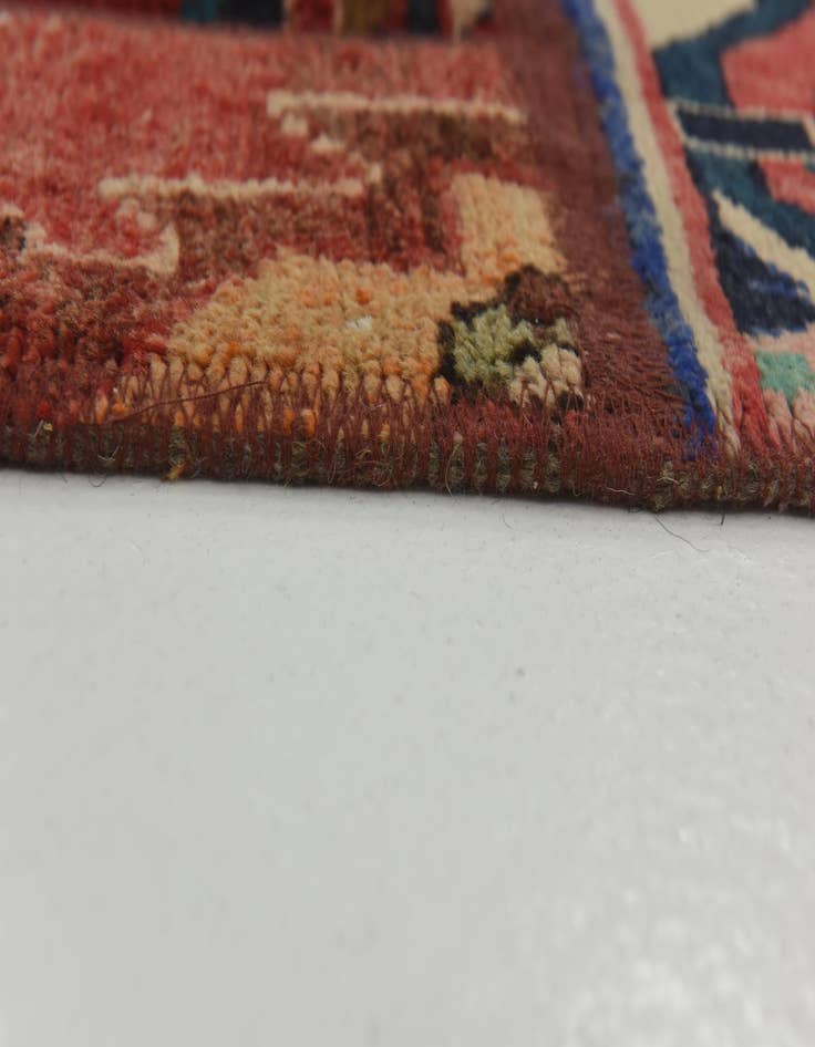 Detail image of 6' 2 x 9' 2  Hand Knotted Ultra Vintage Persian Wool Rug