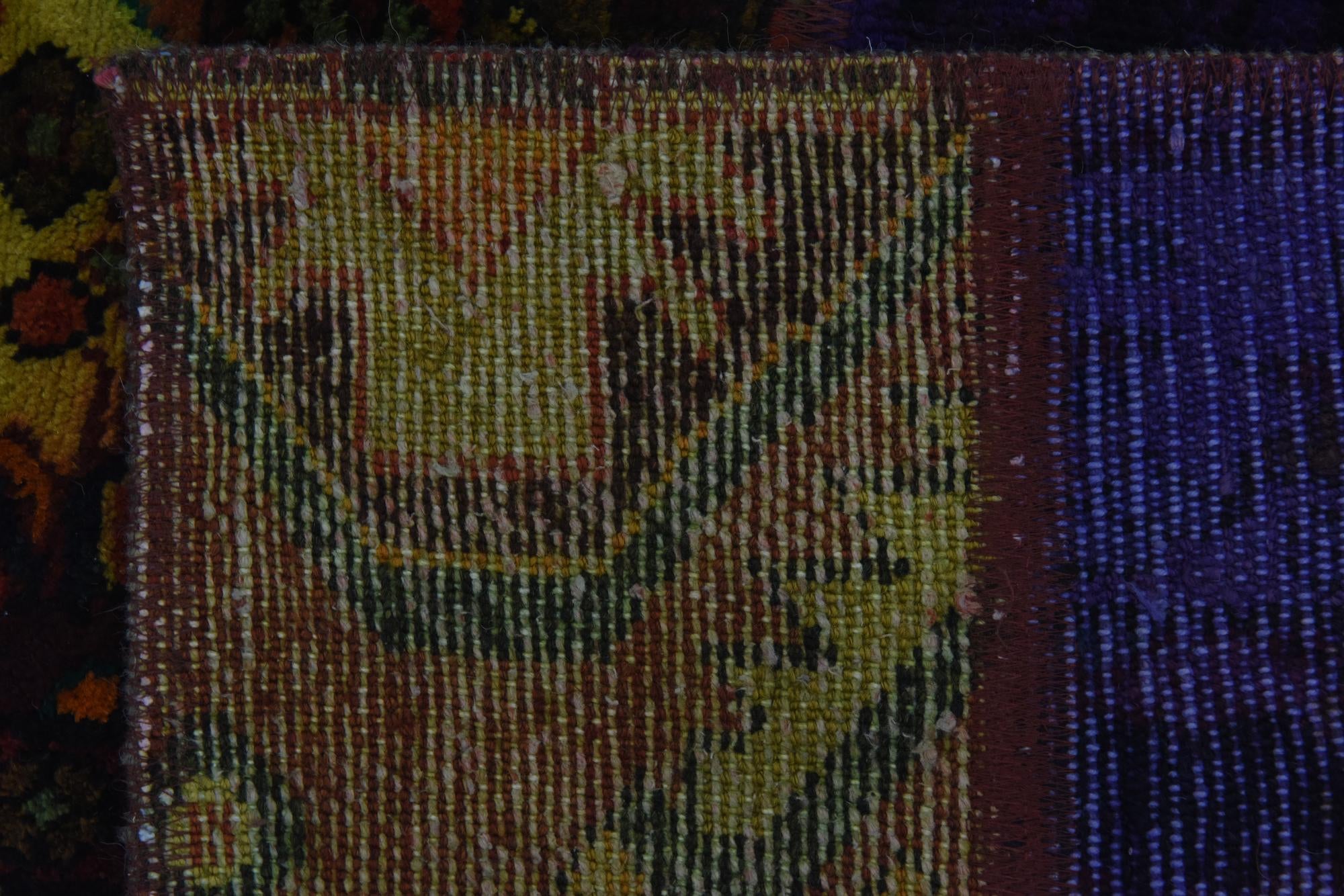 5' 4 x 7' 7 Hand Knotted Ultra Vintage Persian Wool Rug