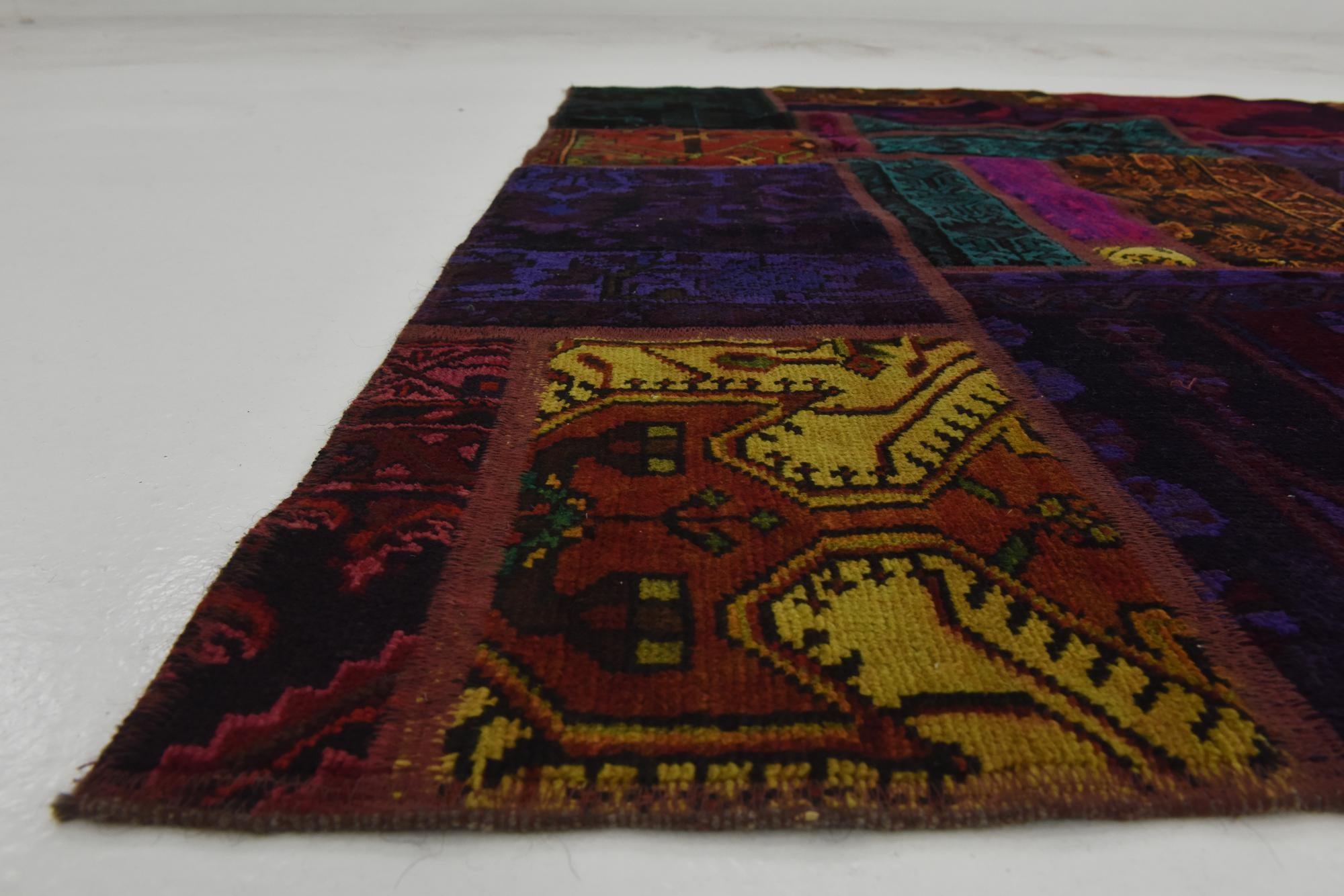 5' 4 x 7' 7 Hand Knotted Ultra Vintage Persian Wool Rug
