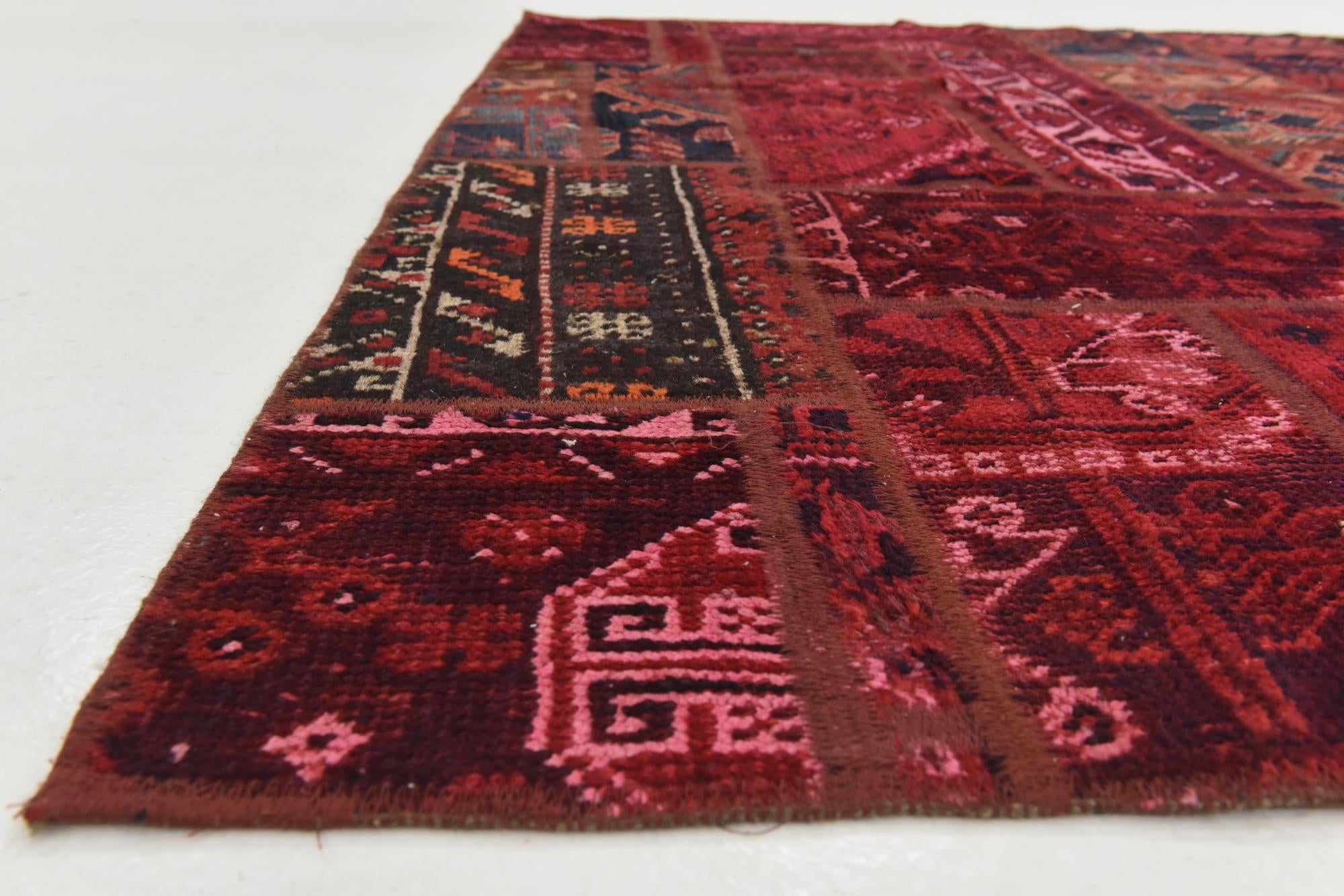 5' 3 x 7' Hand Knotted Ultra Vintage Persian Wool Rug