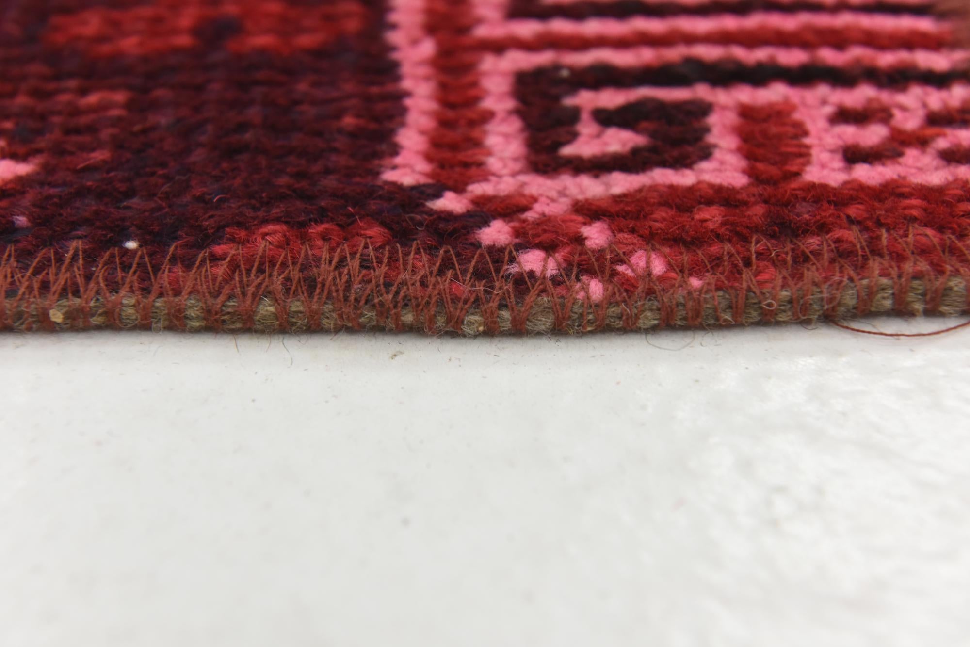 5' 3 x 7' Hand Knotted Ultra Vintage Persian Wool Rug