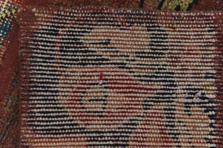 6' 4 x 9' 8 Hand Knotted Ultra Vintage Persian Wool Rug