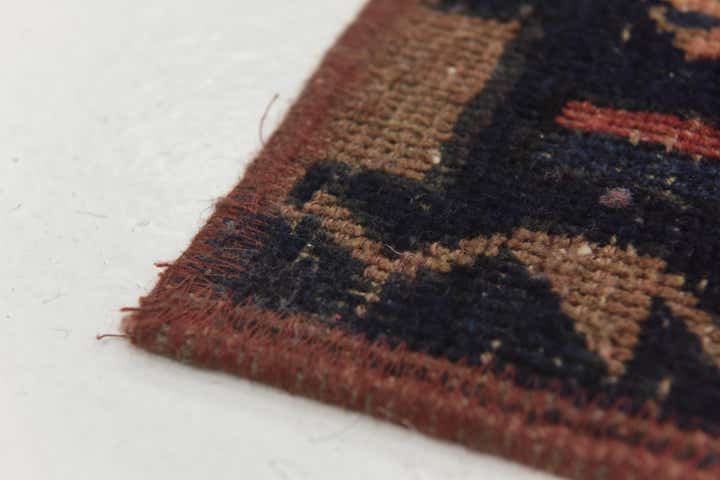 6' 4 x 9' 8 Hand Knotted Ultra Vintage Persian Wool Rug