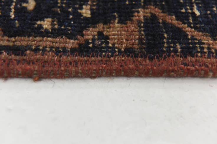 Detail image of 6' 4 x 9' 8 Hand Knotted Ultra Vintage Persian Wool Rug