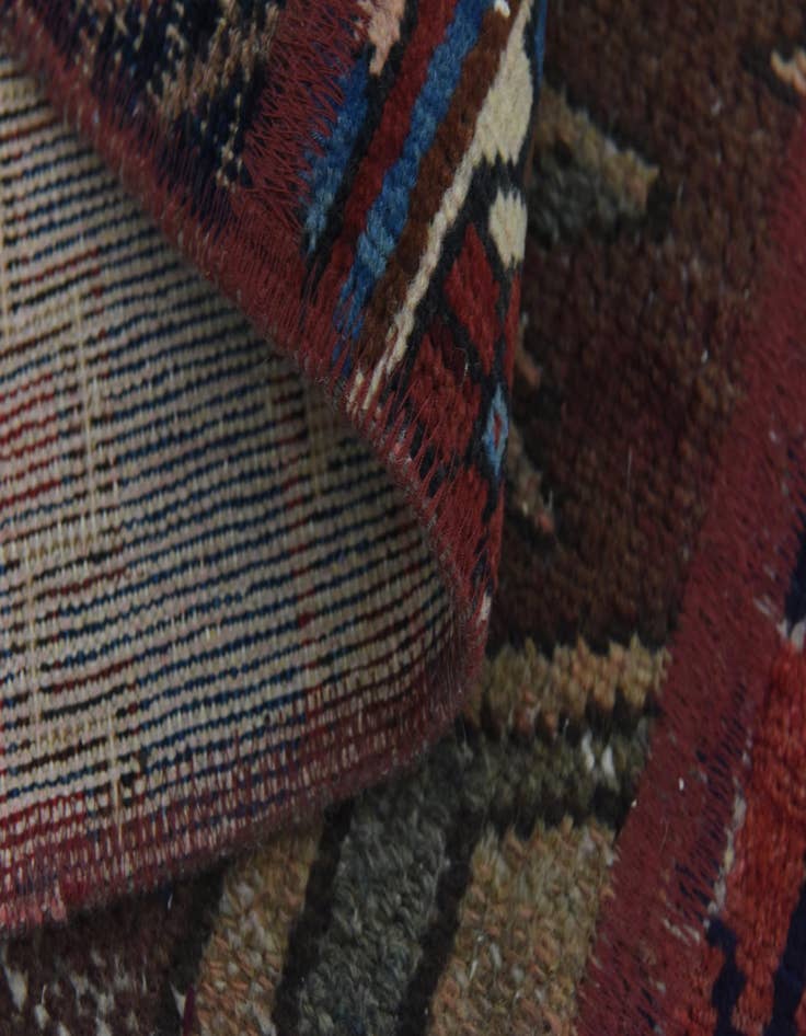 Detail image of 6' 4 x 9' 8  Hand Knotted Ultra Vintage Persian Wool Rug