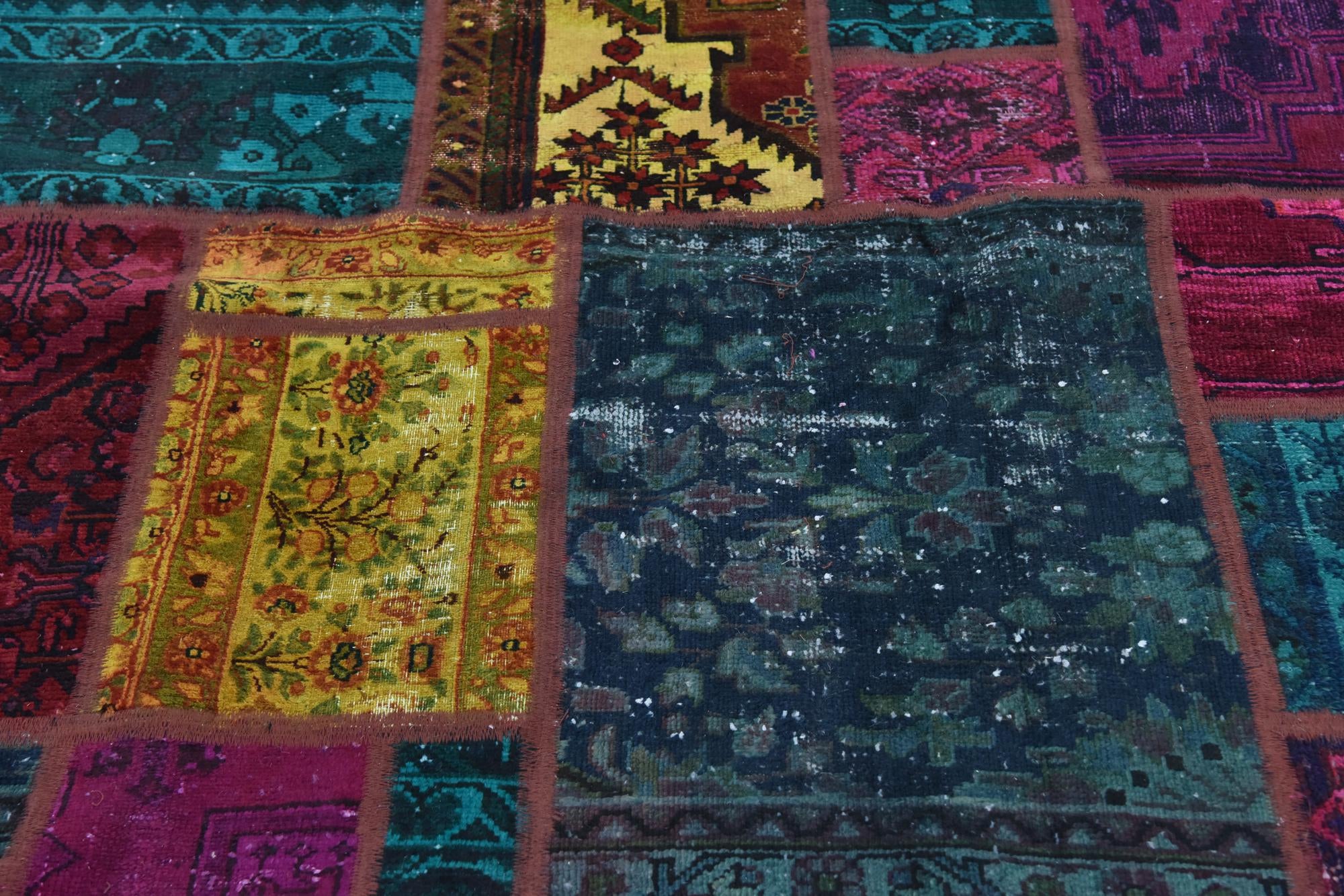 5' 10 x 8' 2 Hand Knotted Ultra Vintage Persian Wool Rug