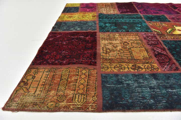 5' 10 x 8' 2 Hand Knotted Ultra Vintage Persian Wool Rug