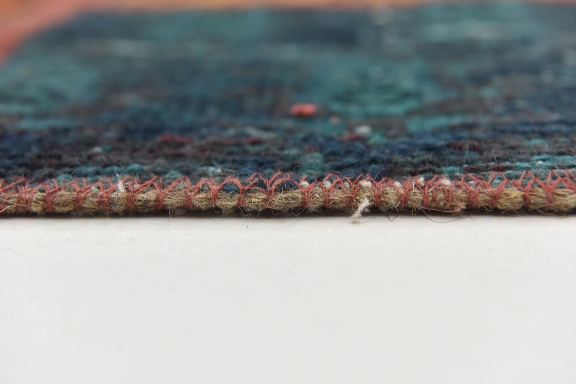5' 10 x 8' 2 Hand Knotted Ultra Vintage Persian Wool Rug