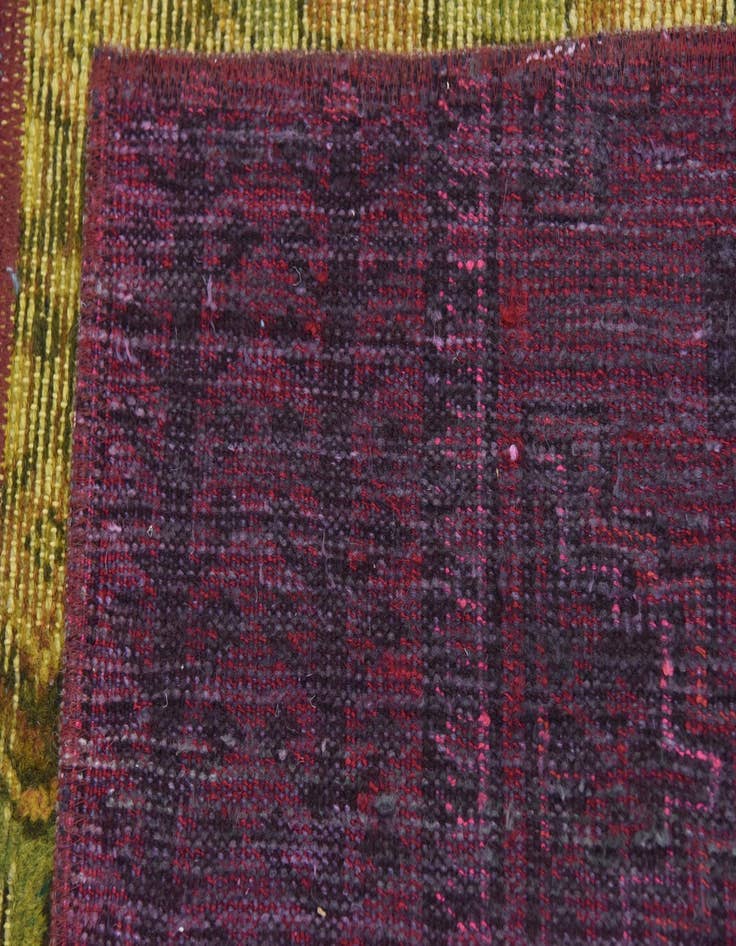 Detail image of 5' 6 x 7' 8  Hand Knotted Ultra Vintage Persian Wool Rug