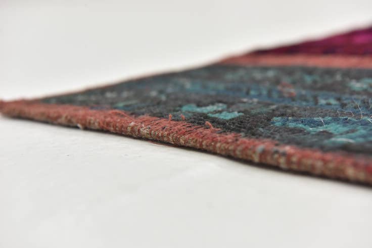 Detail image of 5' 6 x 7' 8 Hand Knotted Ultra Vintage Persian Wool Rug