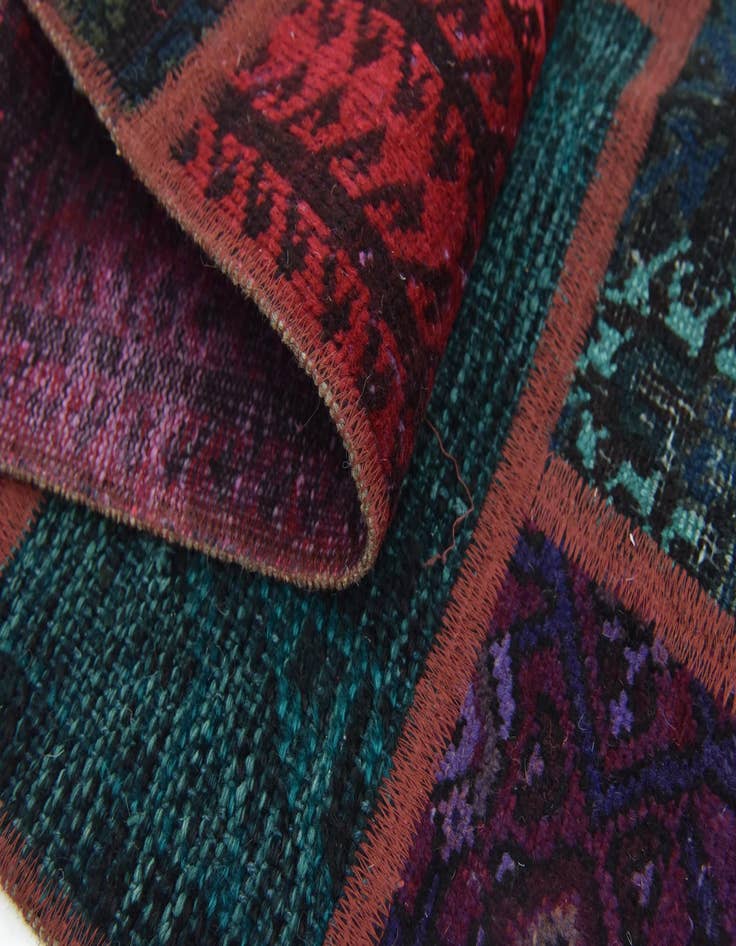 Detail image of 5' 6 x 7' 8  Hand Knotted Ultra Vintage Persian Wool Rug