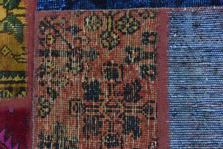 5' 10 x 7' 8 Hand Knotted Ultra Vintage Persian Wool Rug