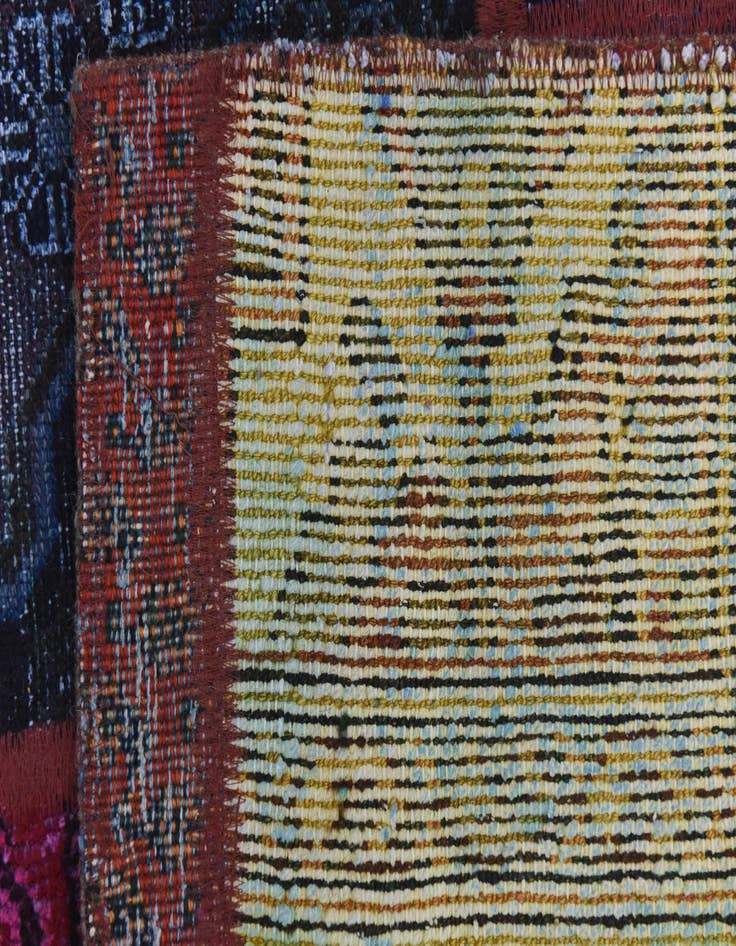 Detail image of 5' 6 x 7' 8  Hand Knotted Ultra Vintage Persian Wool Rug