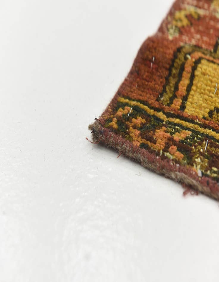 Detail image of 5' 6 x 7' 8  Hand Knotted Ultra Vintage Persian Wool Rug