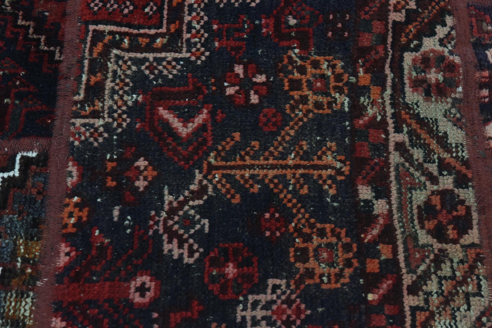 6' 2 x 9' 2 Hand Knotted Ultra Vintage Persian Wool Rug
