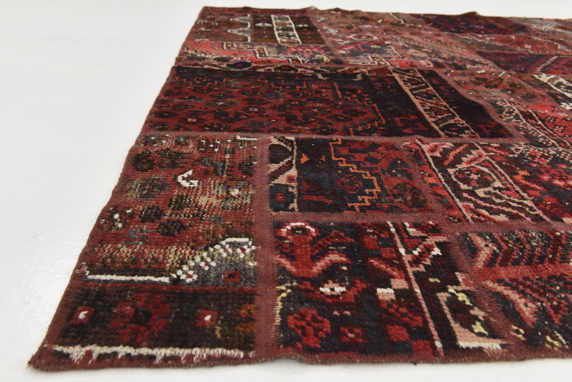 6' 2 x 9' 2 Hand Knotted Ultra Vintage Persian Wool Rug