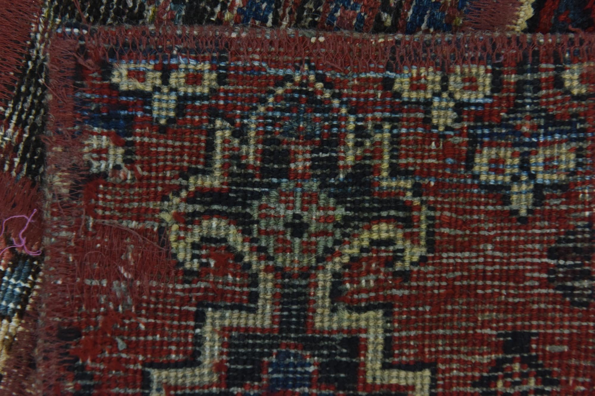 5' 9 x 7' 3 Hand Knotted Ultra Vintage Persian Wool Rug