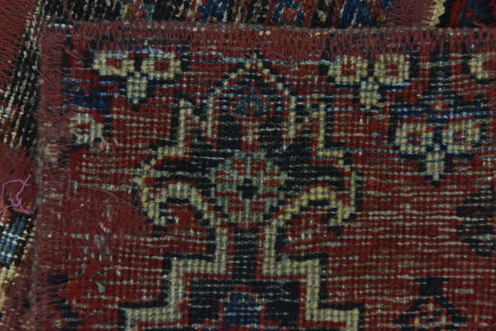 5' 9 x 7' 3 Hand Knotted Ultra Vintage Persian Wool Rug