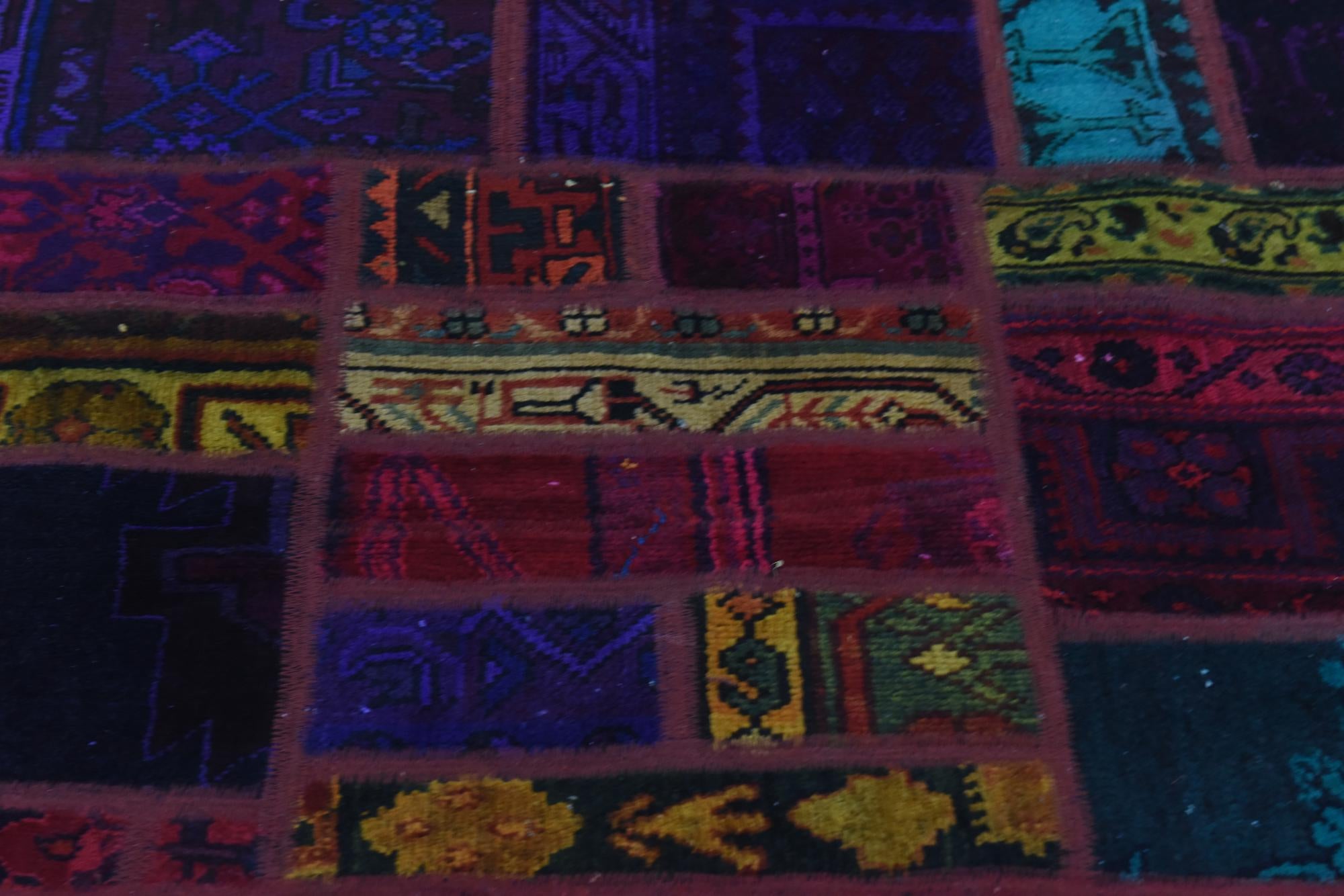 5' 6 x 8' Hand Knotted Ultra Vintage Persian Wool Rug
