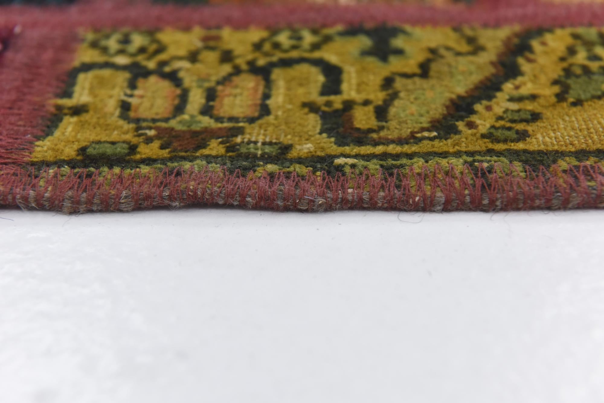5' 6 x 8' Hand Knotted Ultra Vintage Persian Wool Rug