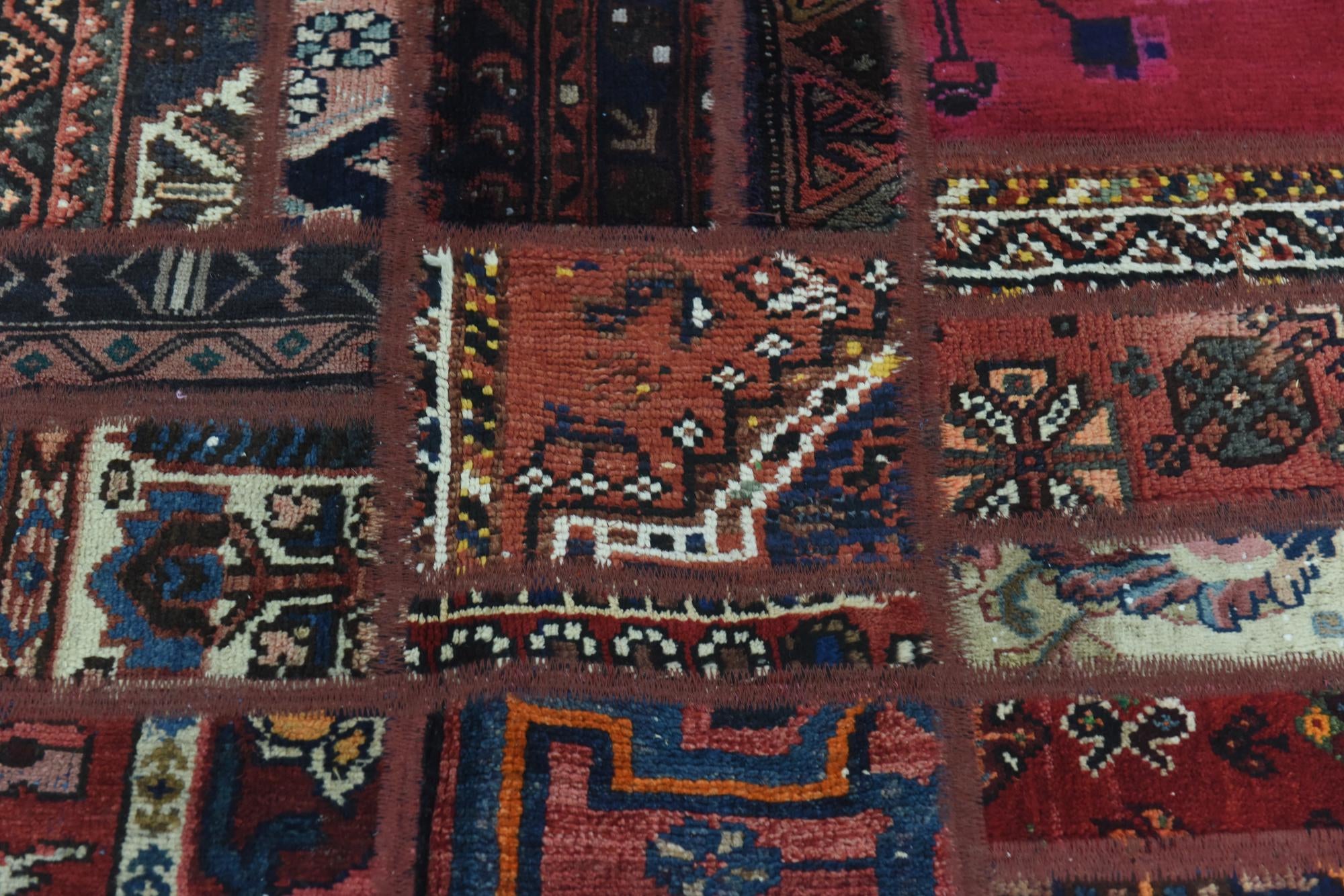 170cm x 235cm anudado a mano Ultra Vintage Alfombra Persa Lana