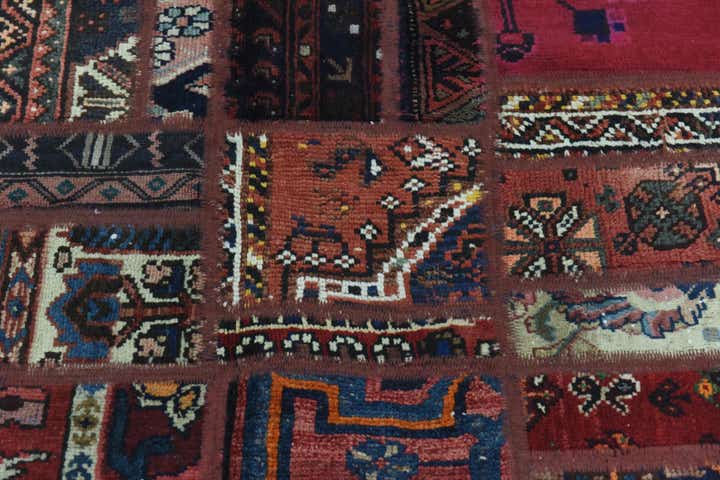 170cm x 235cm anudado a mano Ultra Vintage Alfombra Persa Lana