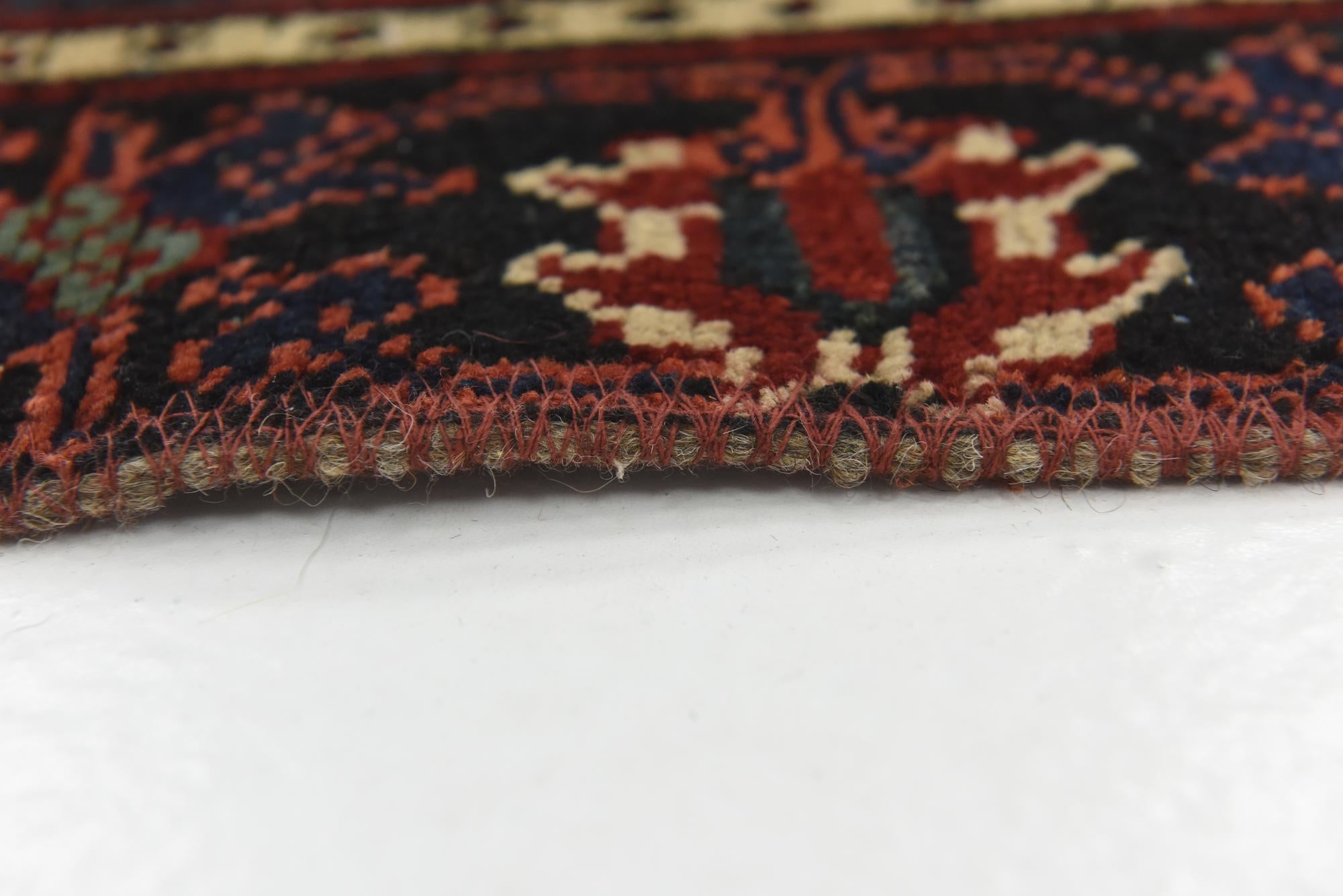 170cm x 235cm anudado a mano Ultra Vintage Alfombra Persa Lana