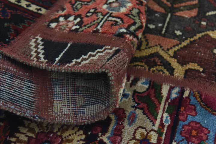 170cm x 235cm anudado a mano Ultra Vintage Alfombra Persa Lana