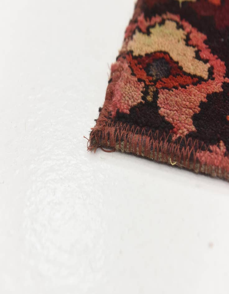 Detail image of 6' x 7' 10  Hand Knotted Ultra Vintage Persian Wool Rug