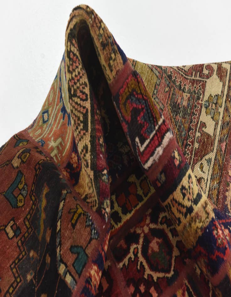 Detail image of 6' x 7' 10  Hand Knotted Ultra Vintage Persian Wool Rug