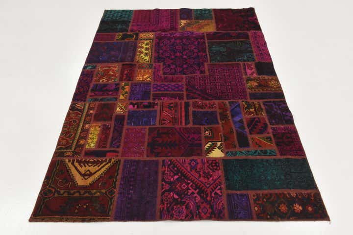 170cm x 240cm anudado a mano Ultra Vintage Alfombra Persa Lana