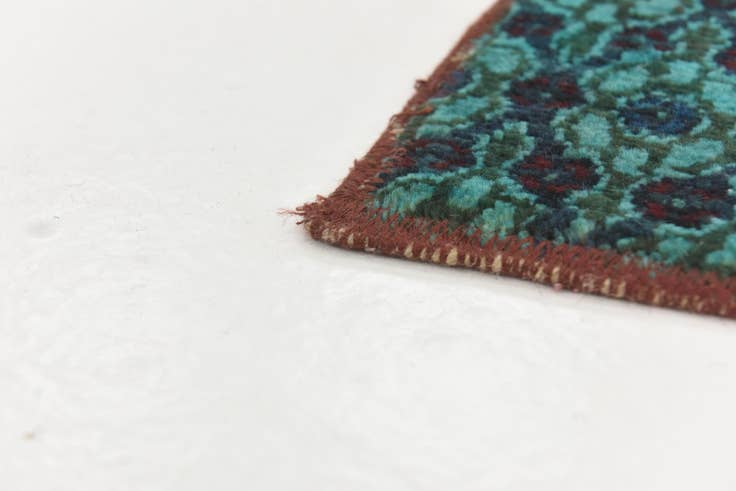 Detail image of 170cm x 240cm anudado a mano Ultra Vintage Alfombra Persa Lana