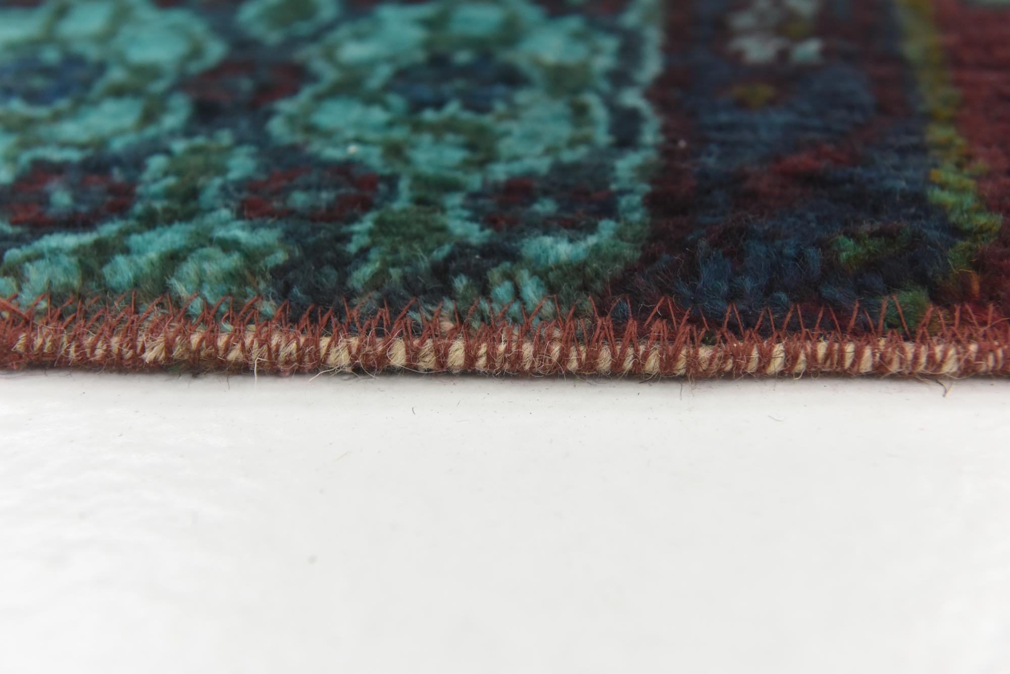 170cm x 240cm anudado a mano Ultra Vintage Alfombra Persa Lana