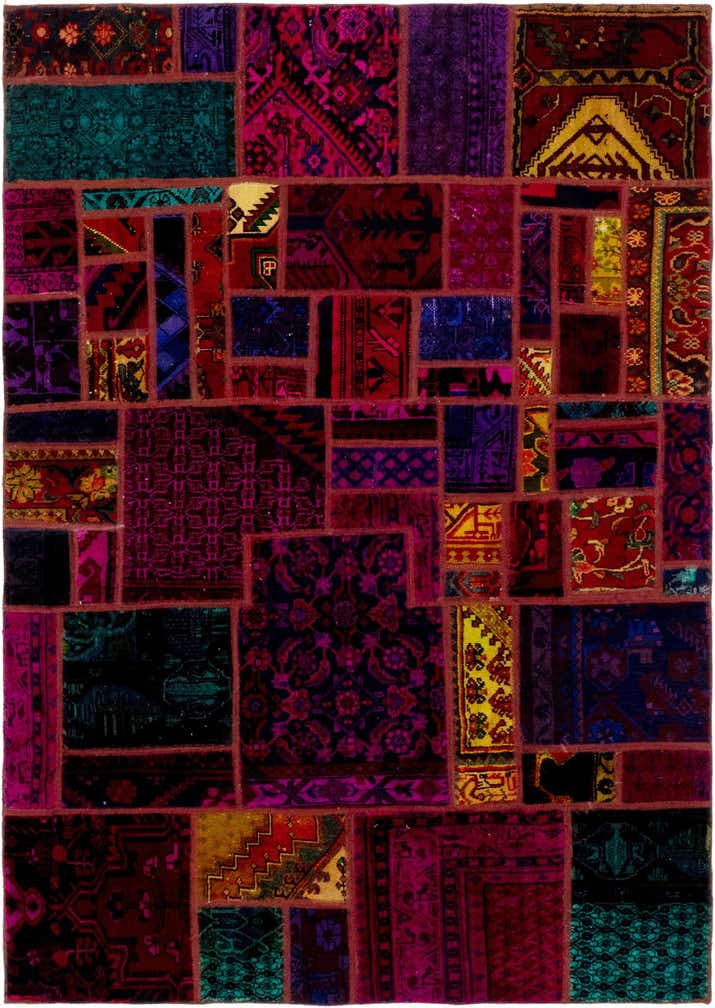 170cm x 240cm anudado a mano Ultra Vintage Alfombra Persa Lana