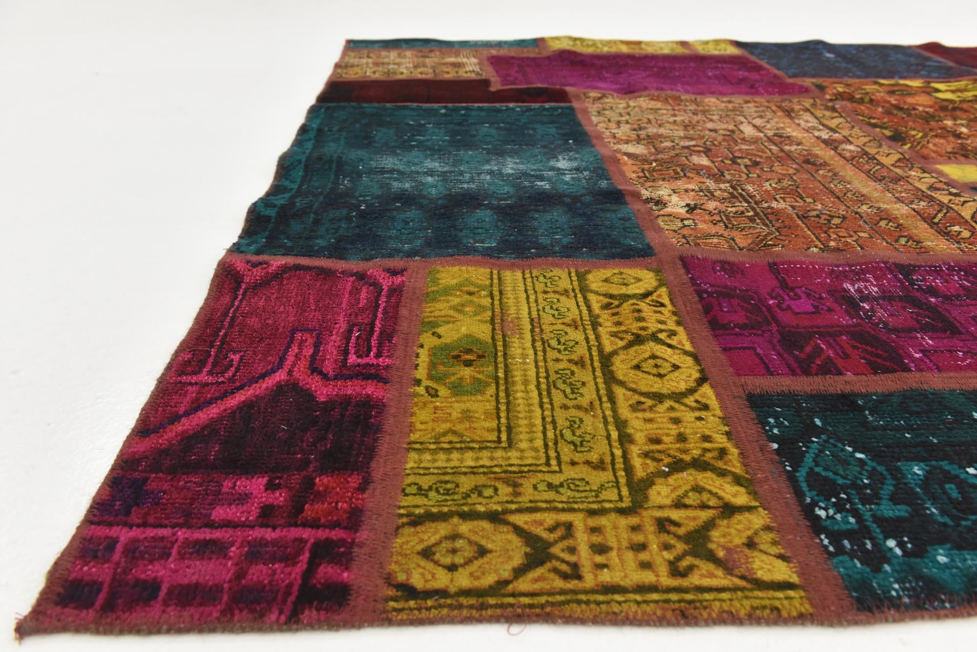 5' 6 x 7' 8 Hand Knotted Ultra Vintage Persian Wool Rug