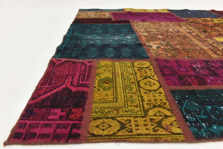 5' 6 x 7' 8 Hand Knotted Ultra Vintage Persian Wool Rug