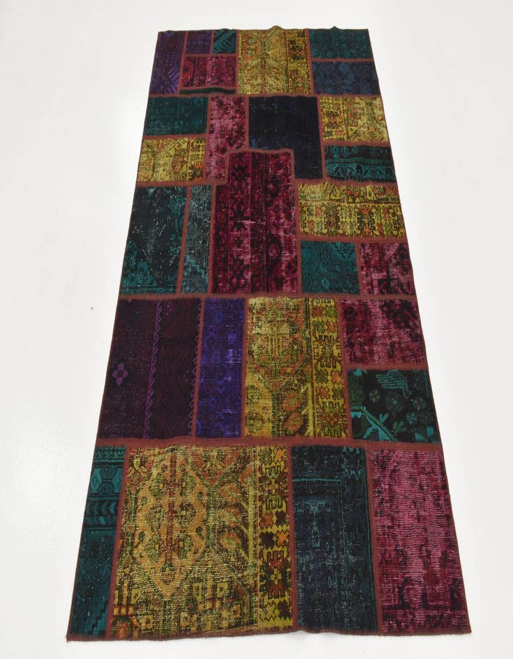 Detail image of 5' 5 x 7' 6  Hand Knotted Ultra Vintage Persian Wool Rug