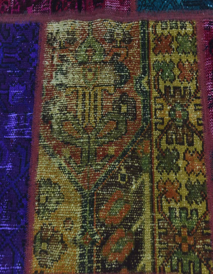 Detail image of 5' 5 x 7' 6  Hand Knotted Ultra Vintage Persian Wool Rug