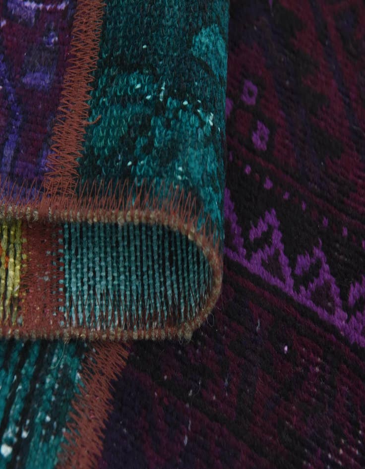 Detail image of 5' 5 x 7' 6  Hand Knotted Ultra Vintage Persian Wool Rug