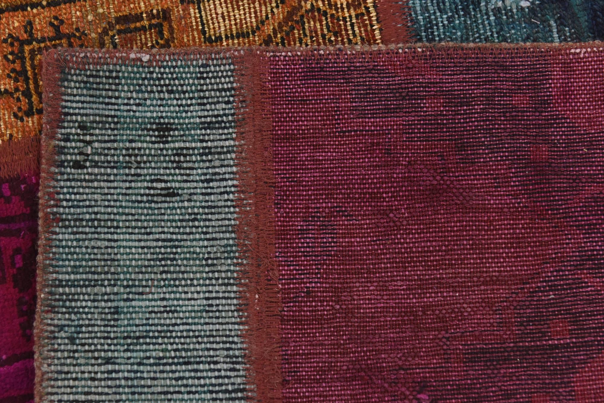 5' 7 x 8' Hand Knotted Ultra Vintage Persian Wool Rug