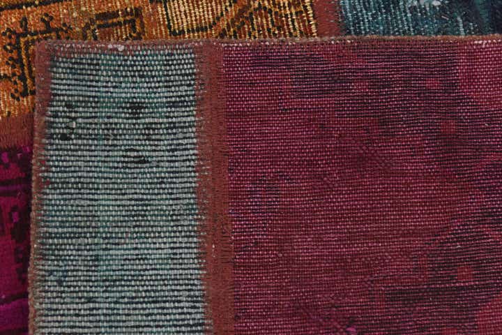 5' 7 x 8' Hand Knotted Ultra Vintage Persian Wool Rug