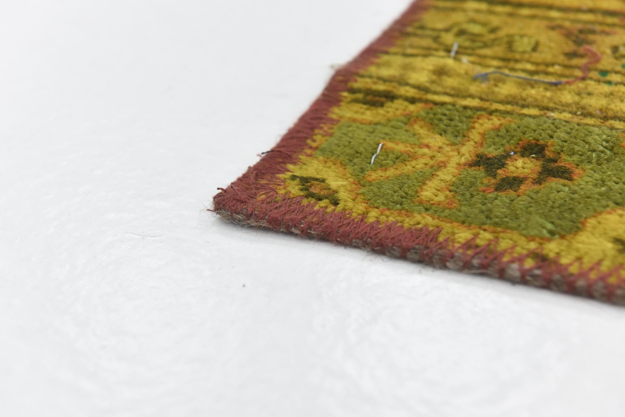 5' 7 x 8' Hand Knotted Ultra Vintage Persian Wool Rug