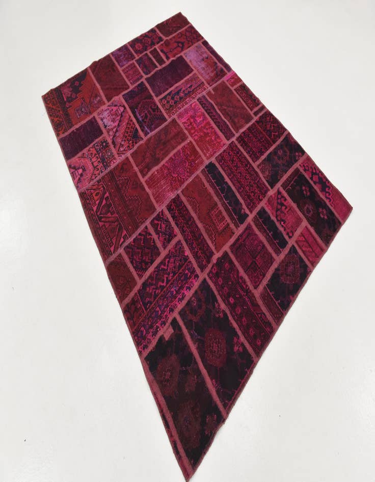 Detail image of 5' 6 x 7' 4  Hand Knotted Ultra Vintage Persian Wool Rug