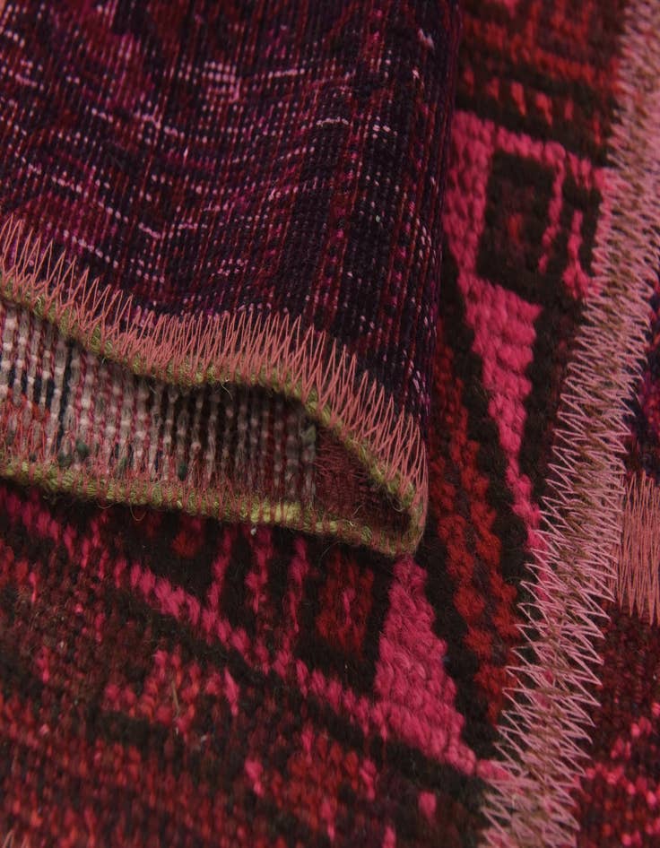 Detail image of 5' 6 x 7' 4  Hand Knotted Ultra Vintage Persian Wool Rug