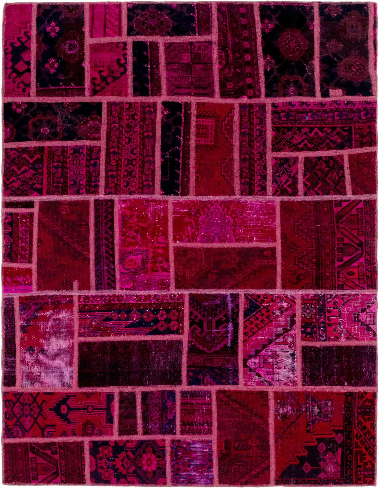 Primary image 5' 6 x 7' 4  Hand Knotted Ultra Vintage Persian Wool Rug