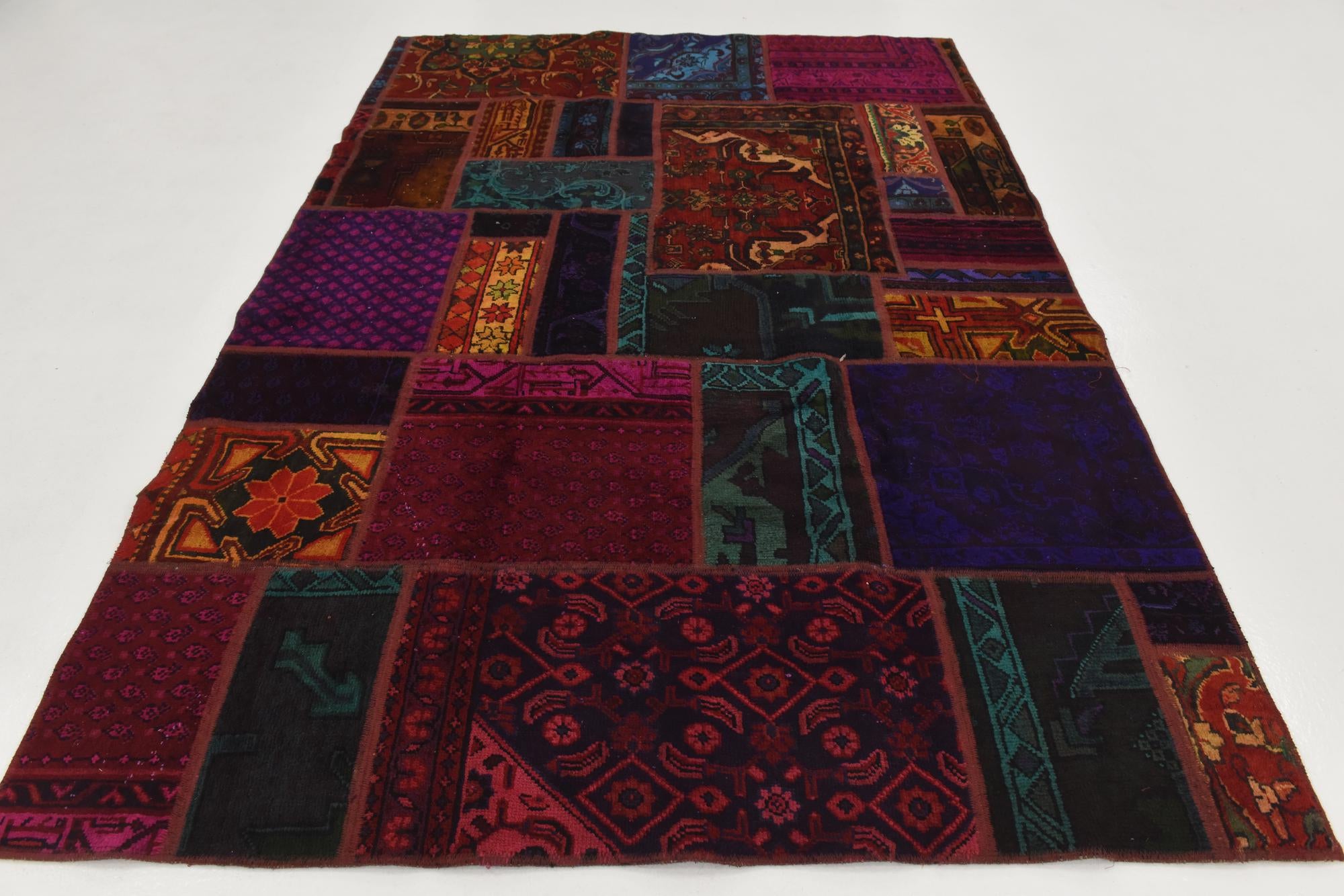 5' 3 x 7' 6 Hand Knotted Ultra Vintage Persian Wool Rug