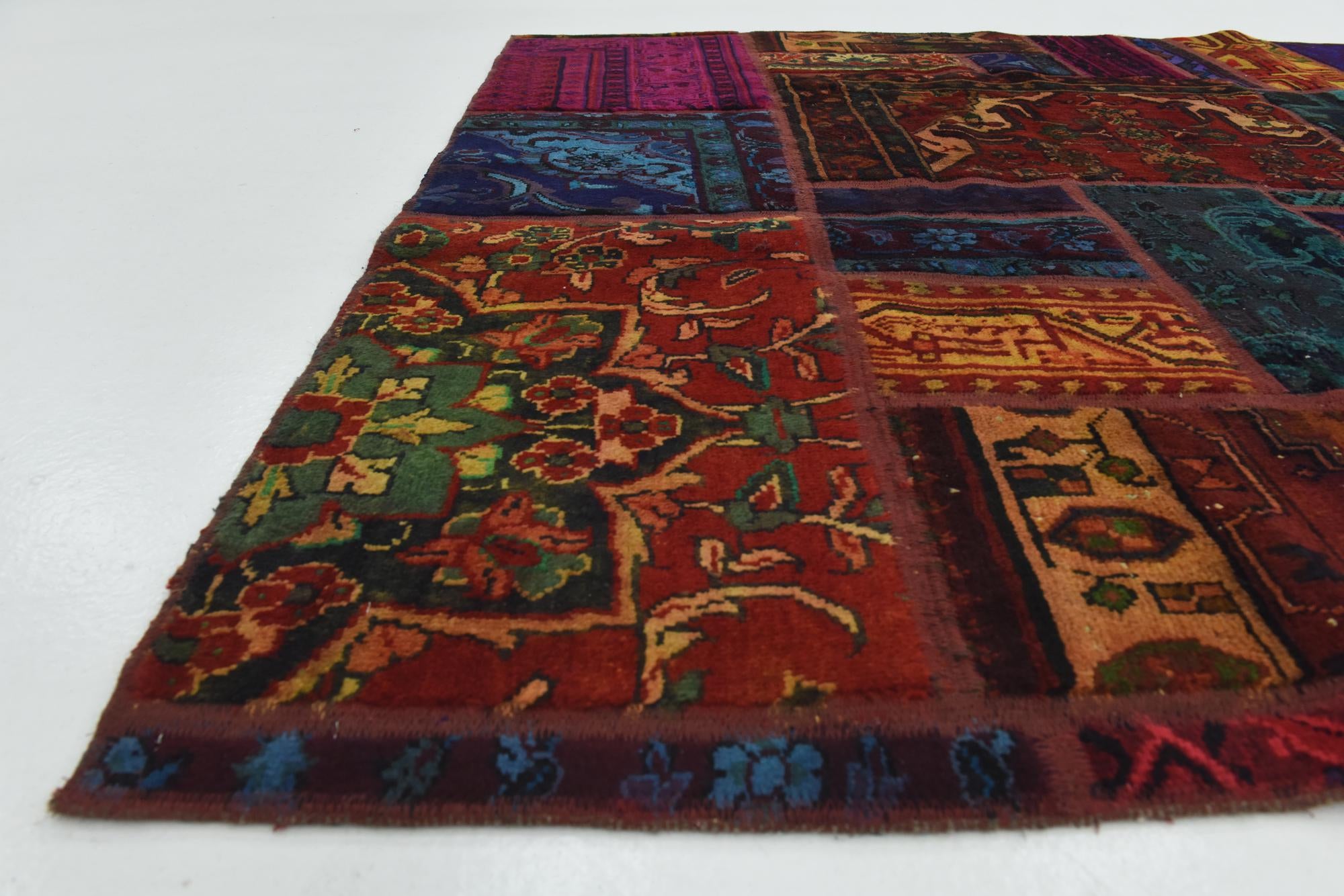 5' 3 x 7' 6 Hand Knotted Ultra Vintage Persian Wool Rug
